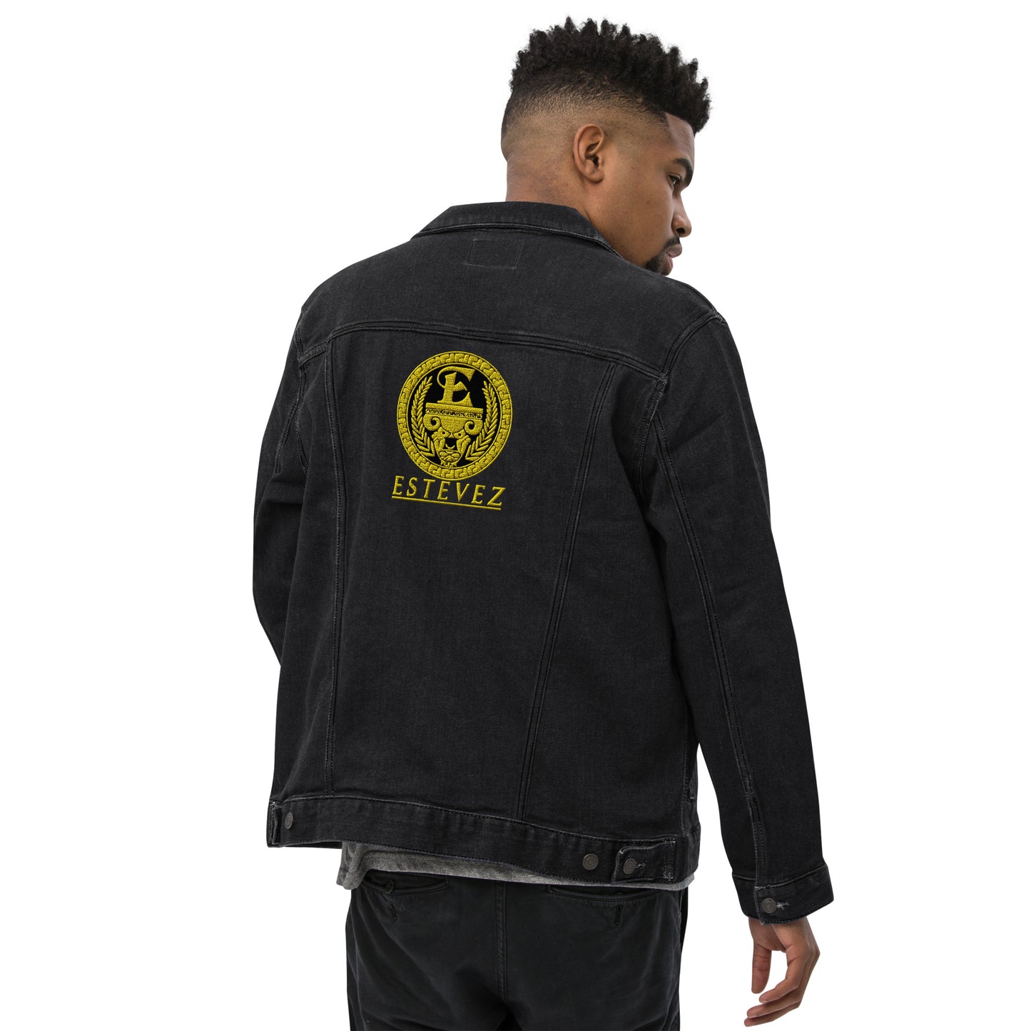 Chaqueta vaquera Estevez con logo bordado