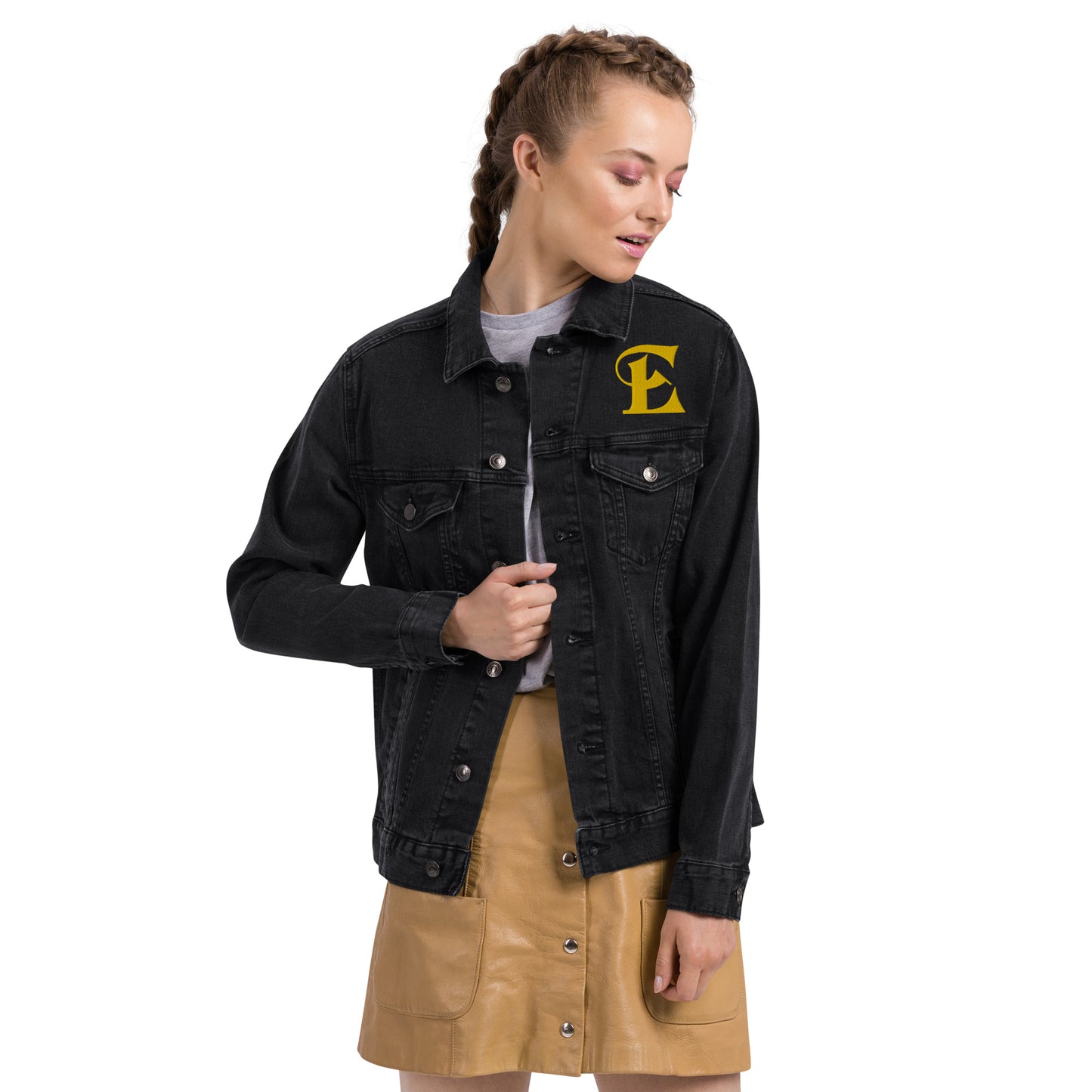 Estevez Embroidery Logo Denim Jacket