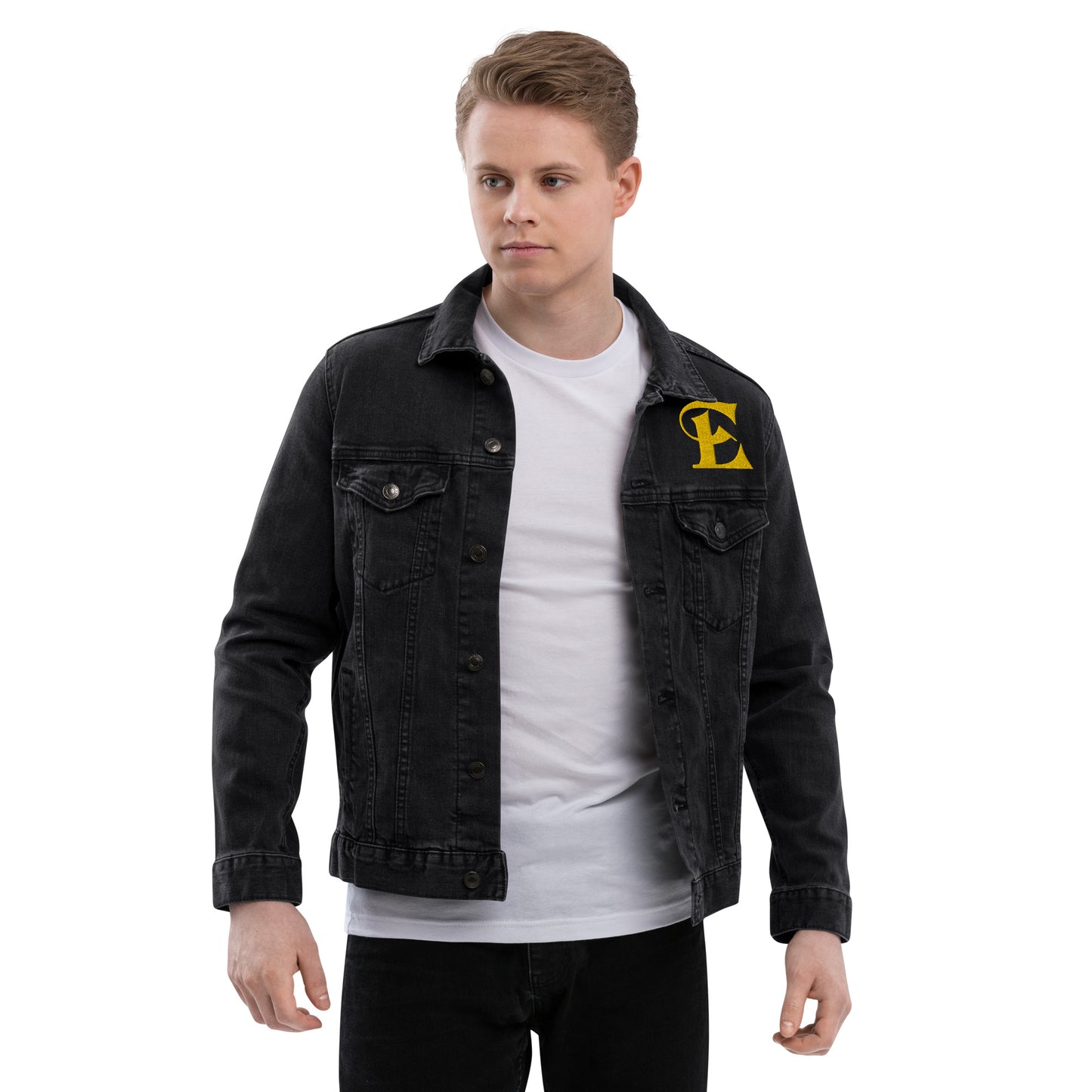 Chaqueta vaquera Estevez con logo bordado