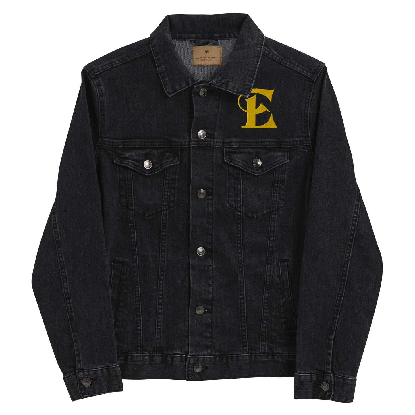 Estevez Embroidery Logo Denim Jacket