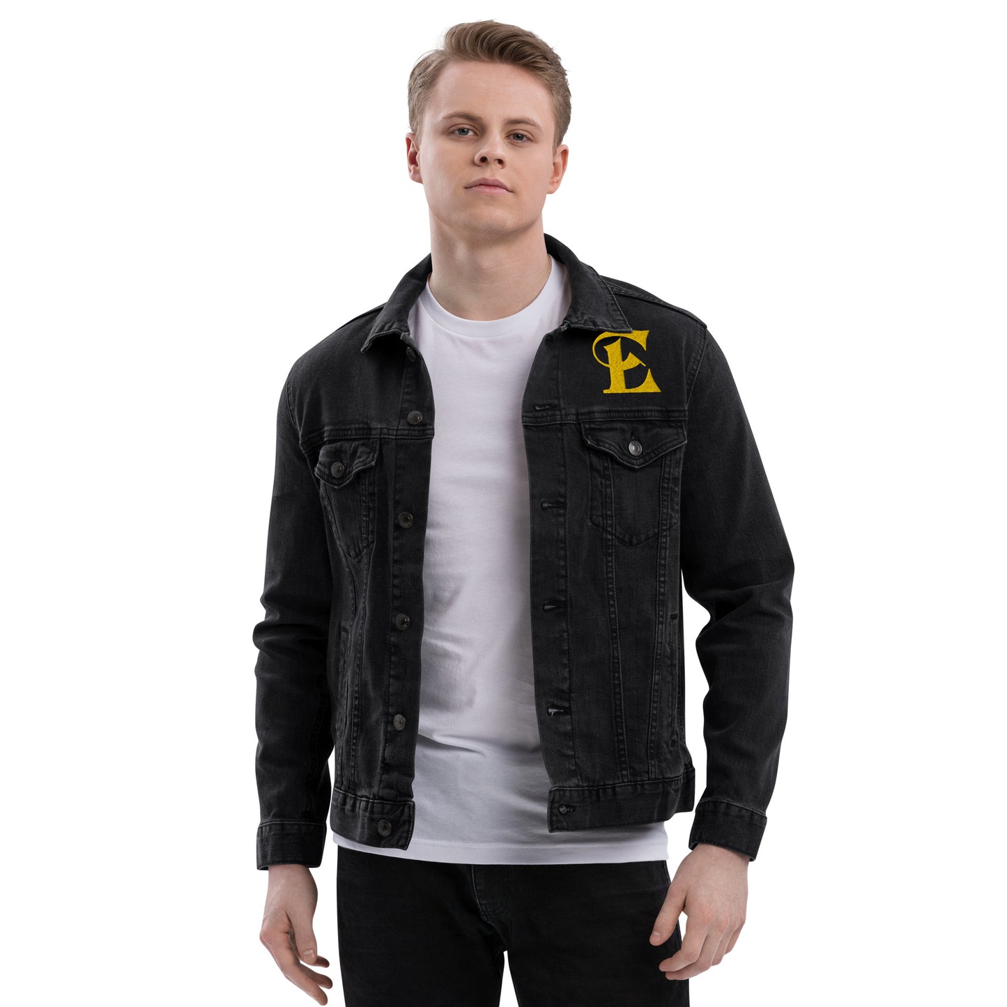 Chaqueta vaquera Estevez con logo bordado