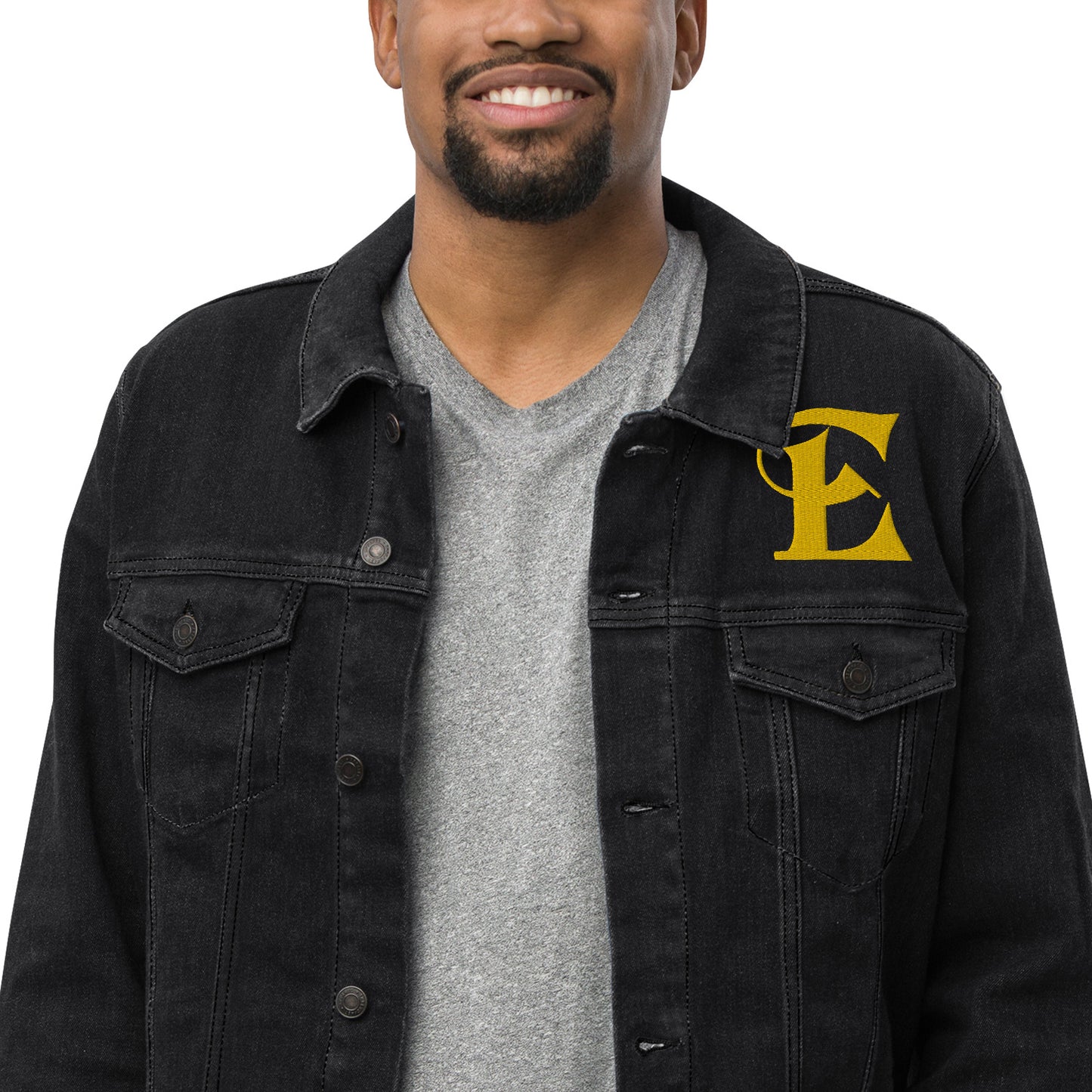 Chaqueta vaquera Estevez con logo bordado