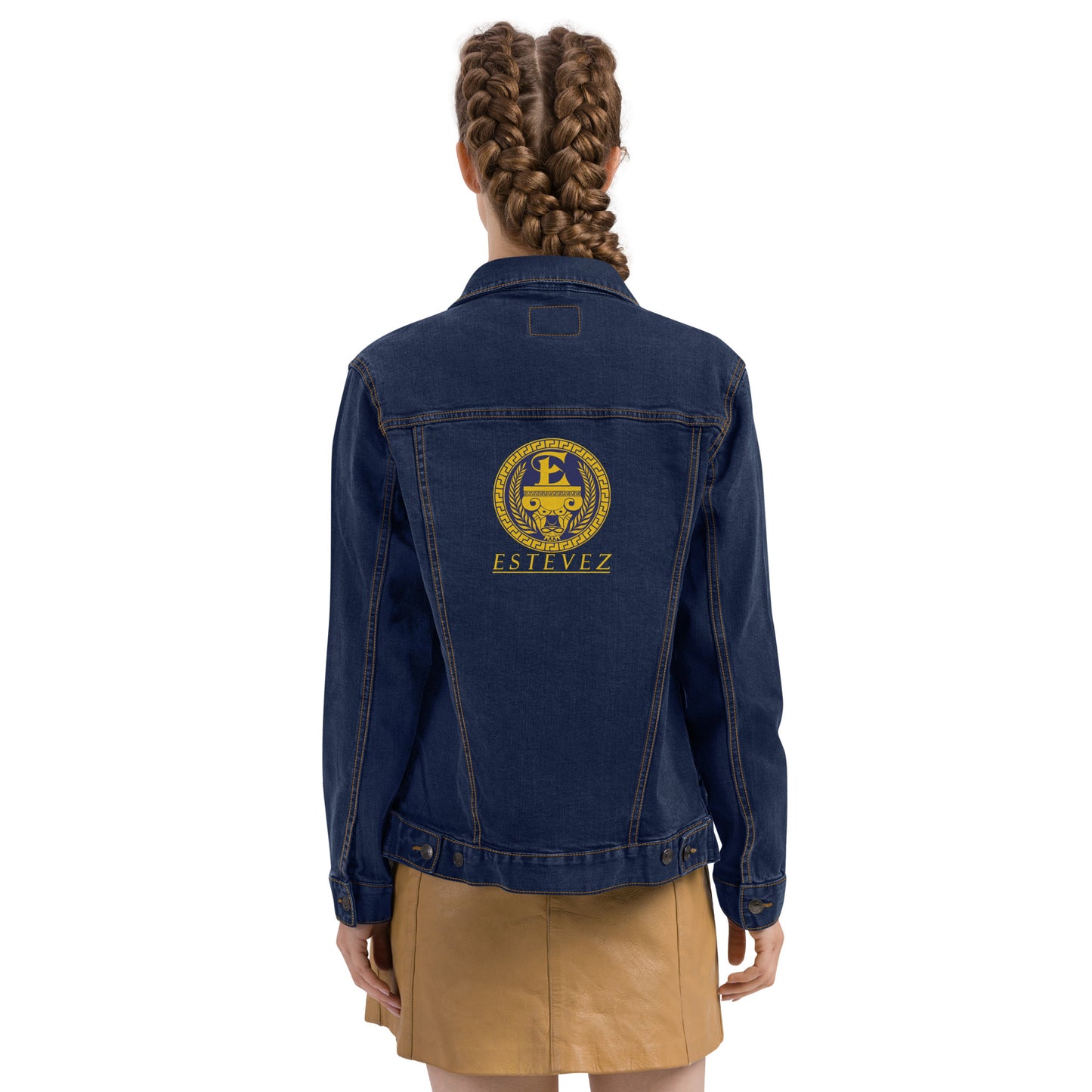 Estevez Embroidery Logo Denim Jacket