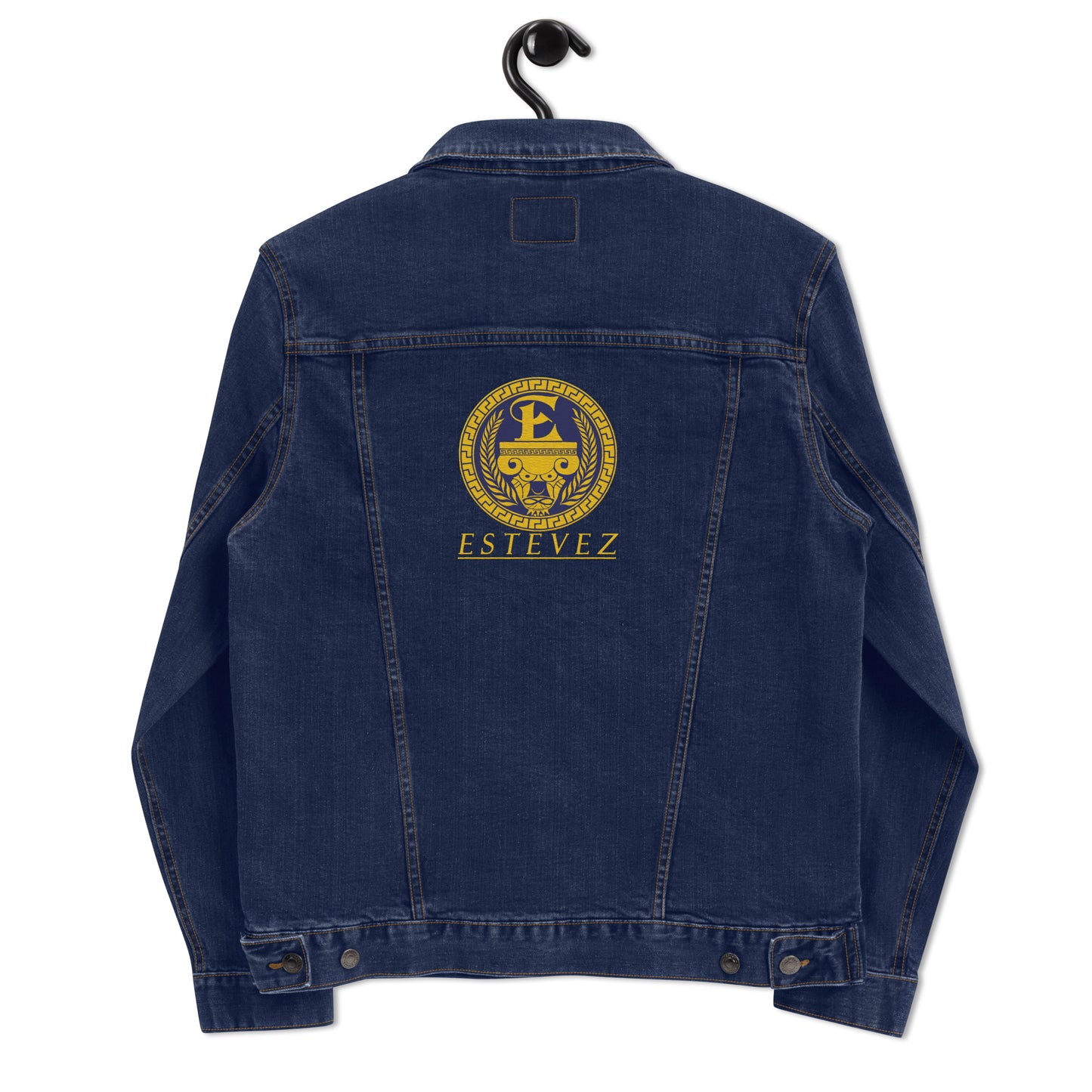 Estevez Embroidery Logo Denim Jacket