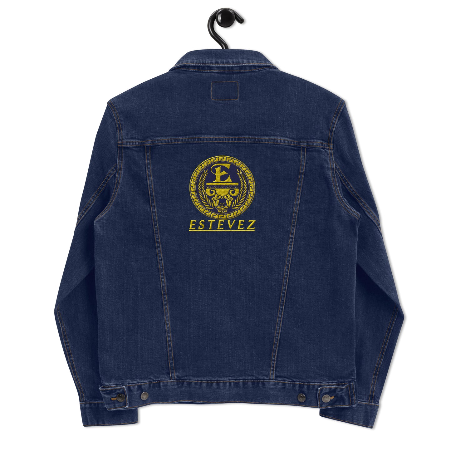 Estevez Embroidery Logo Denim Jacket