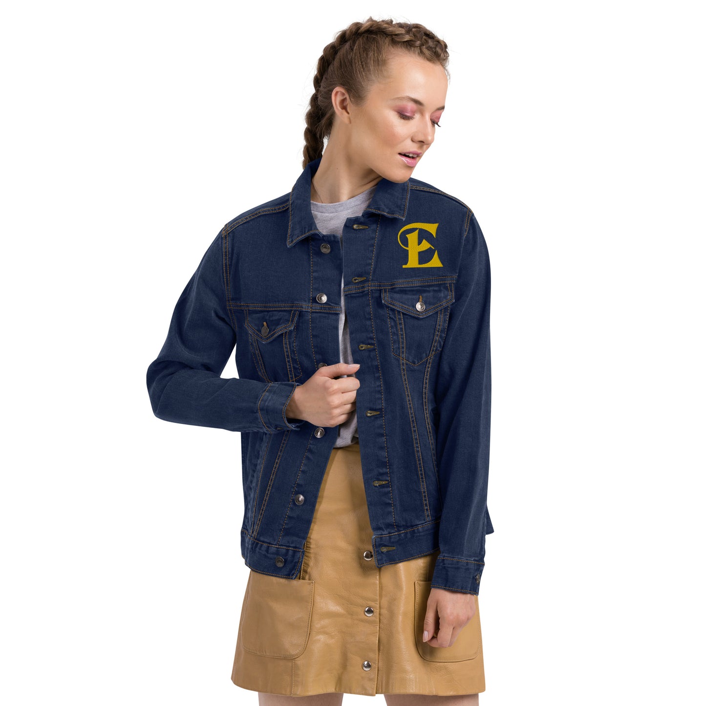 Estevez Embroidery Logo Denim Jacket