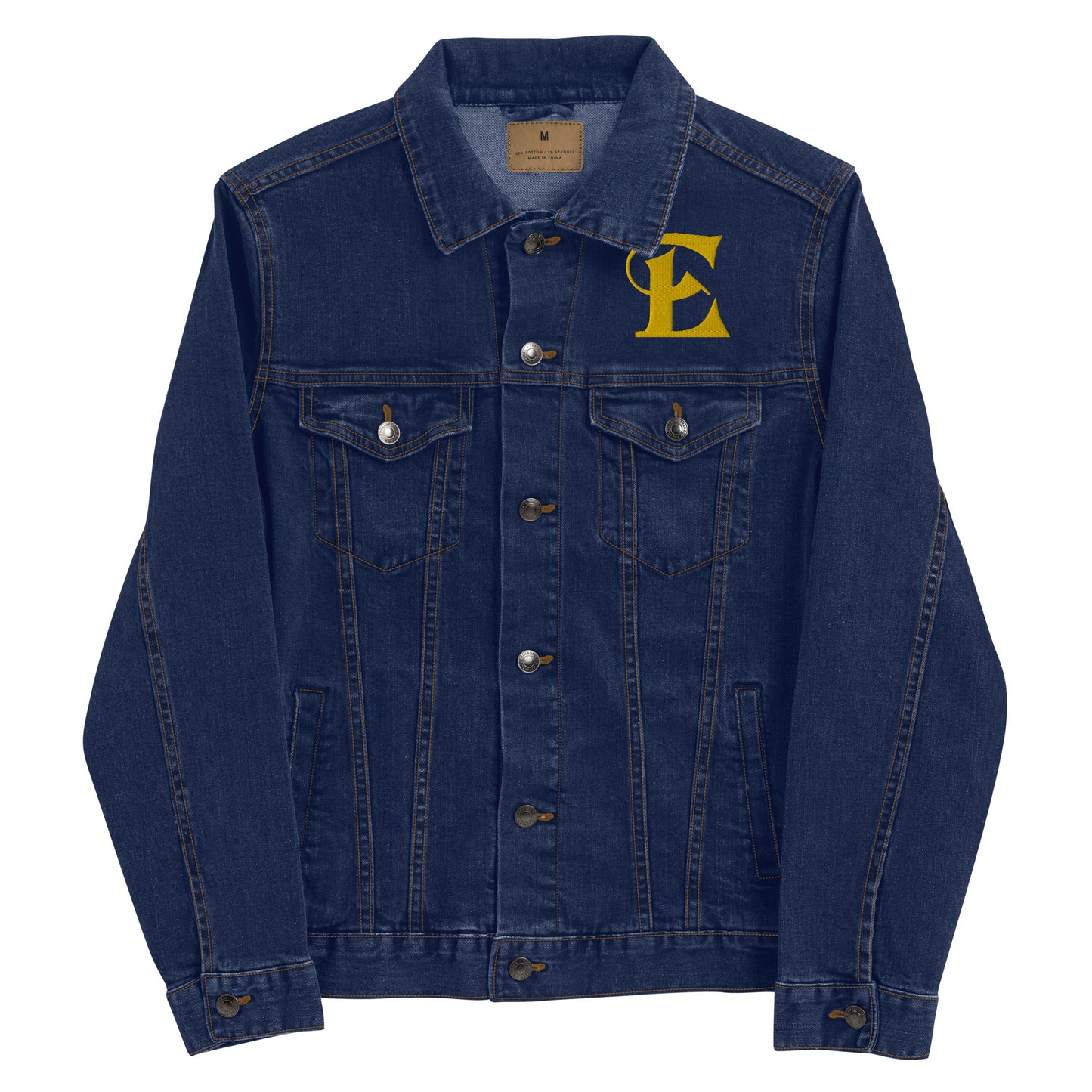 Estevez Embroidery Logo Denim Jacket