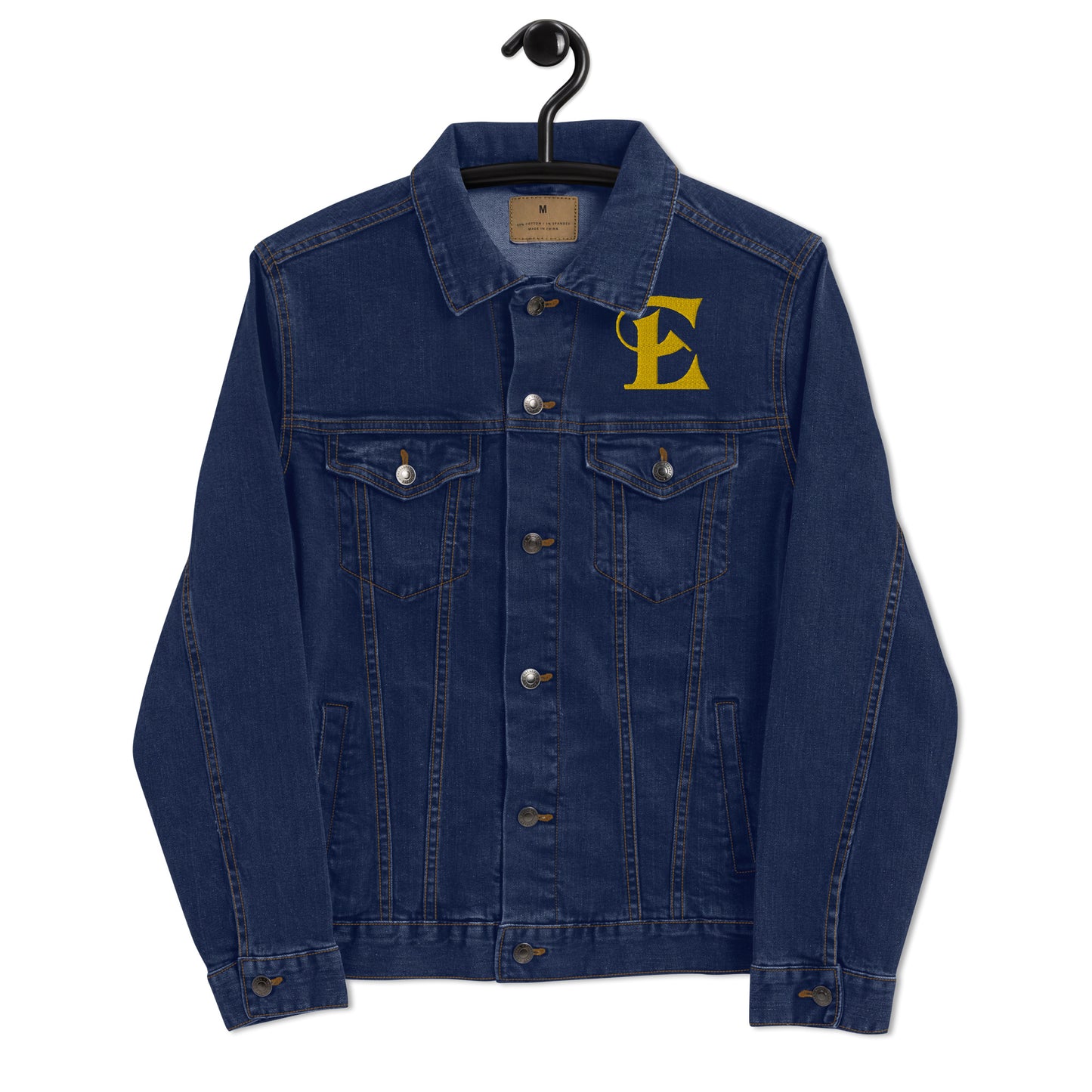 Estevez Embroidery Logo Denim Jacket