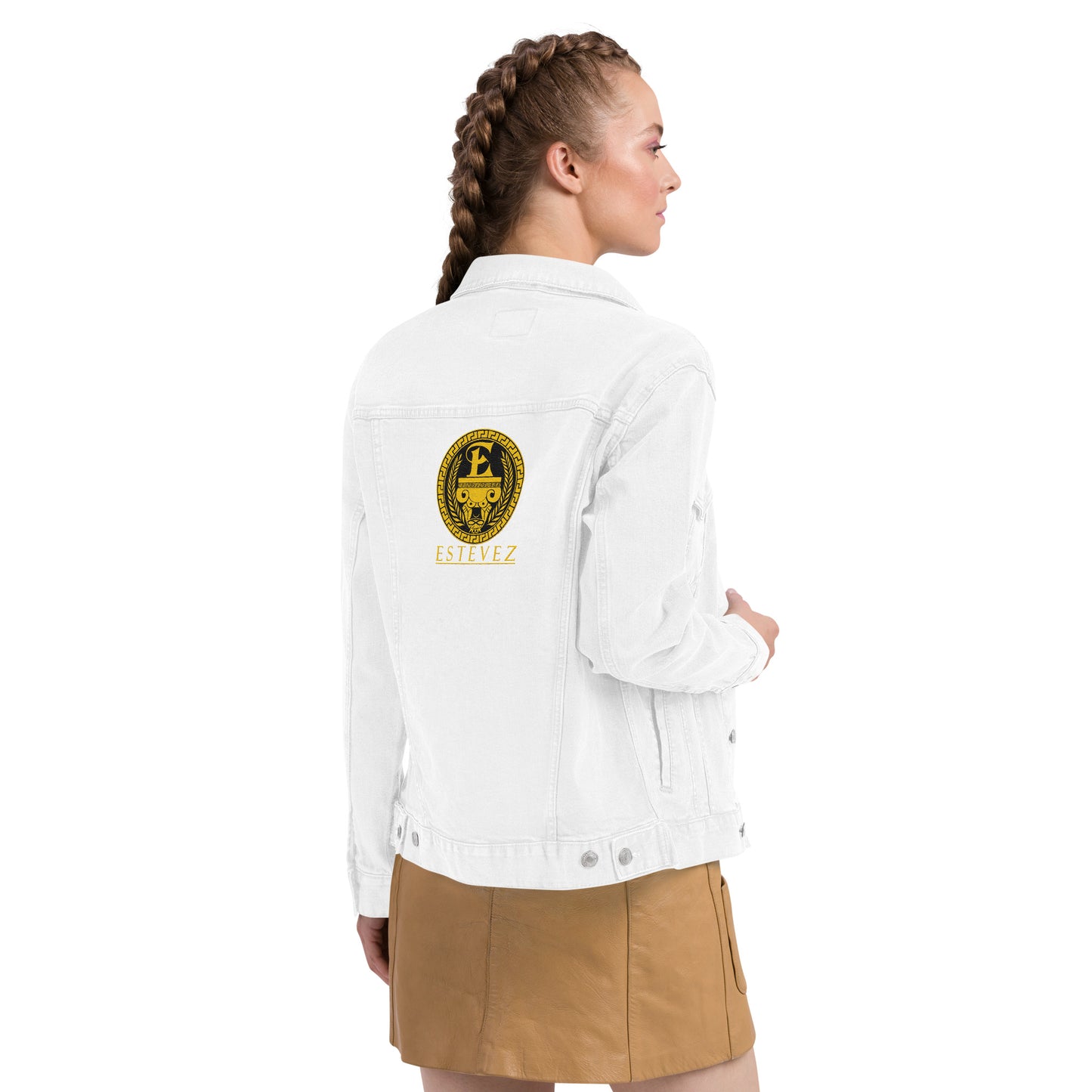 Chaqueta vaquera Estevez con logo bordado