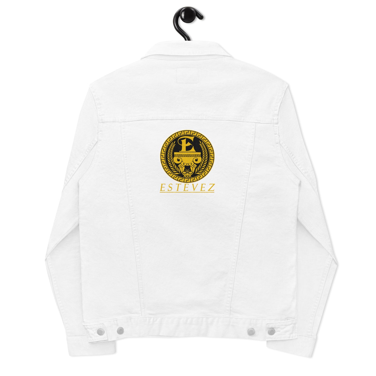 Estevez Embroidery Logo Denim Jacket