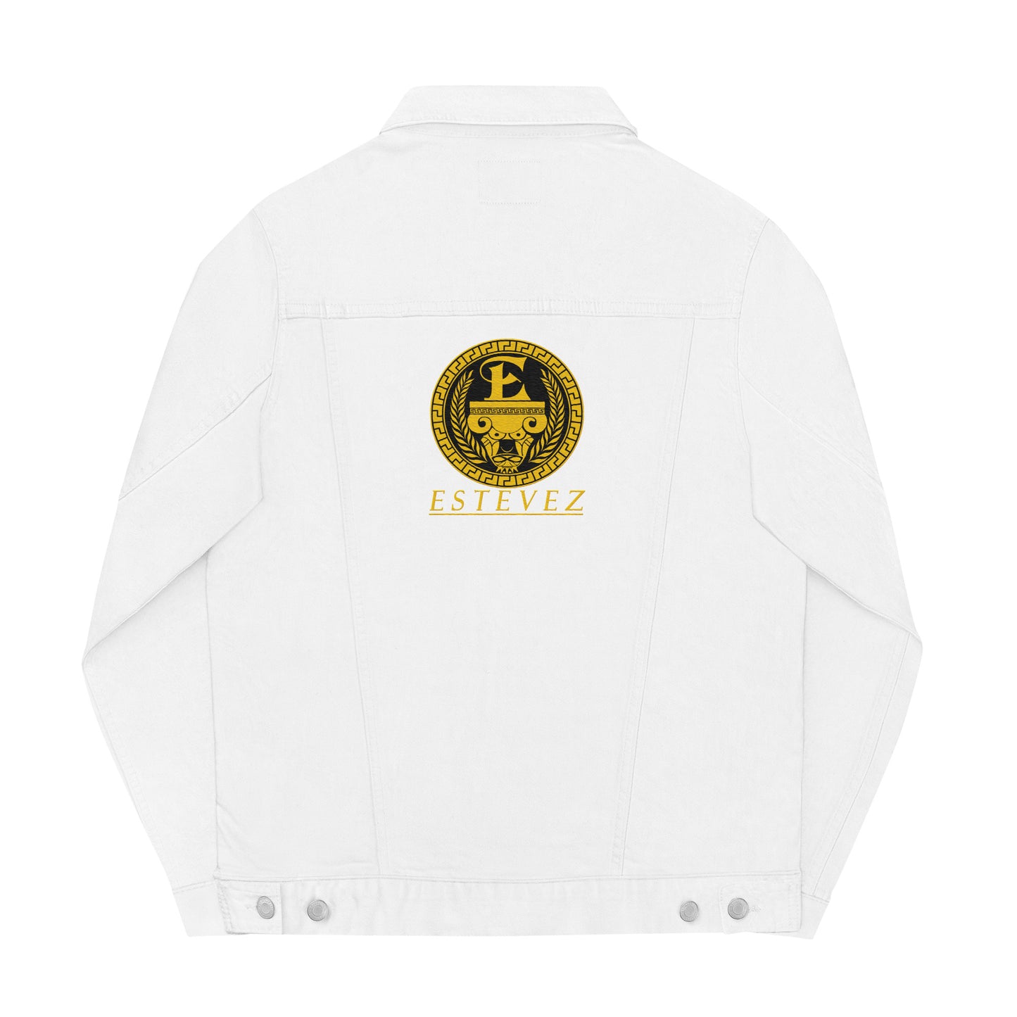 Estevez Embroidery Logo Denim Jacket