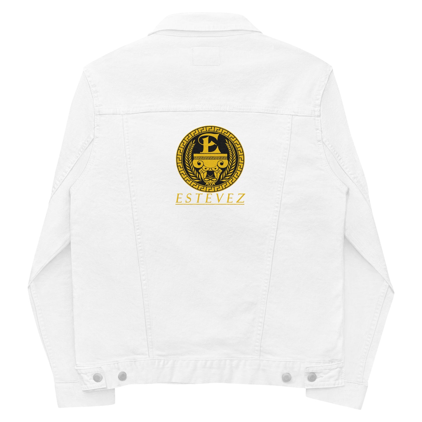 Estevez Embroidery Logo Denim Jacket