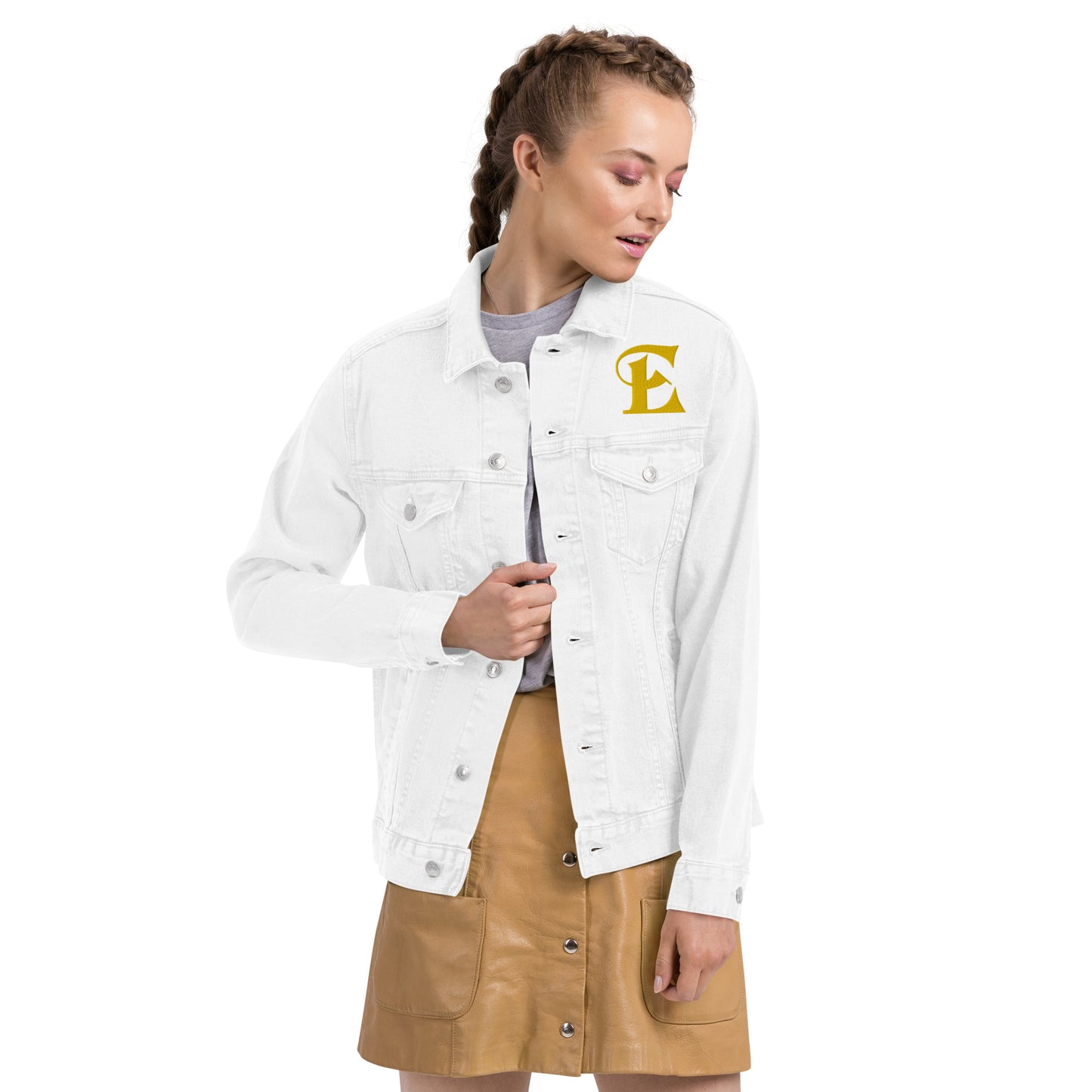 Chaqueta vaquera Estevez con logo bordado