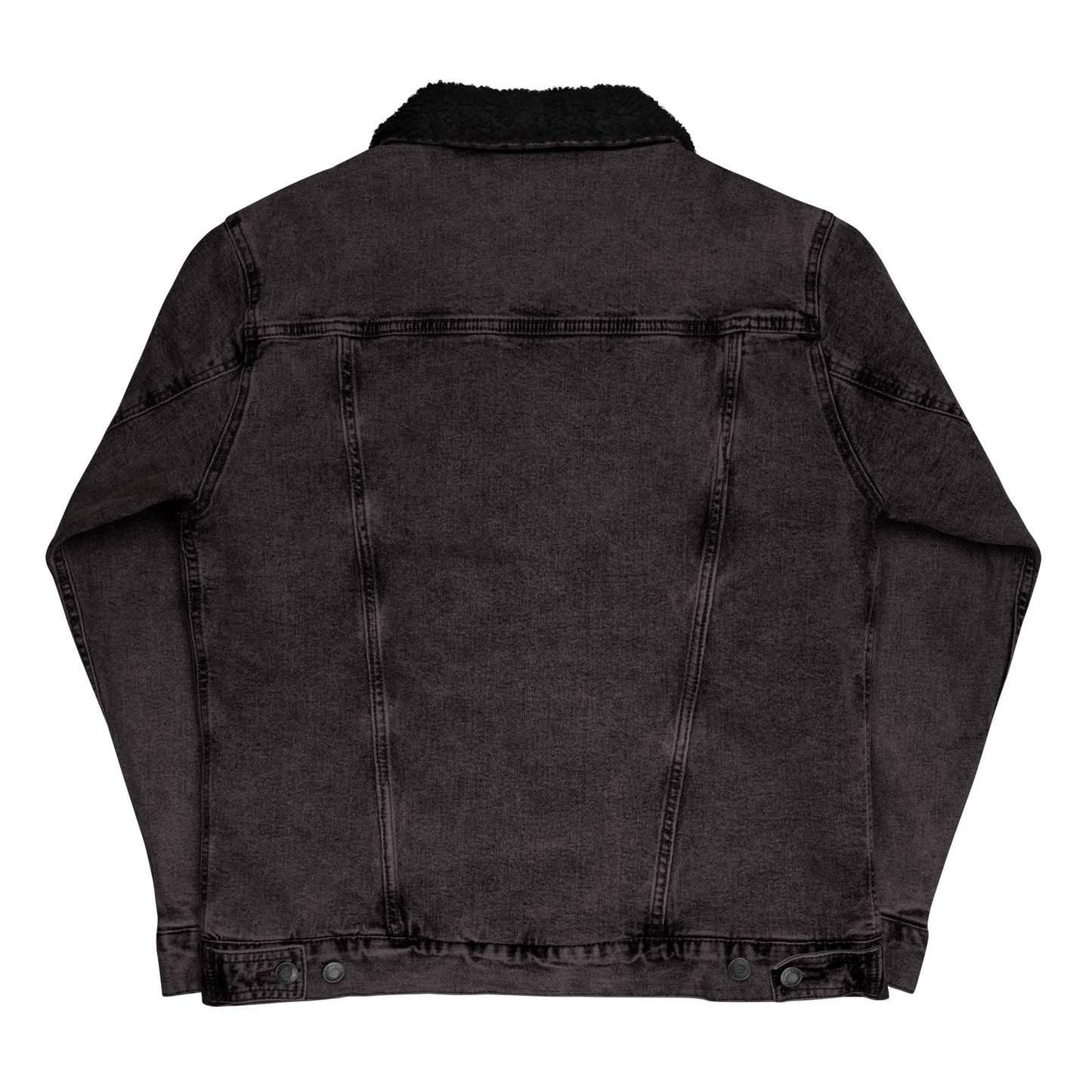 Estevez Embroidery Logo denim sherpa jacket