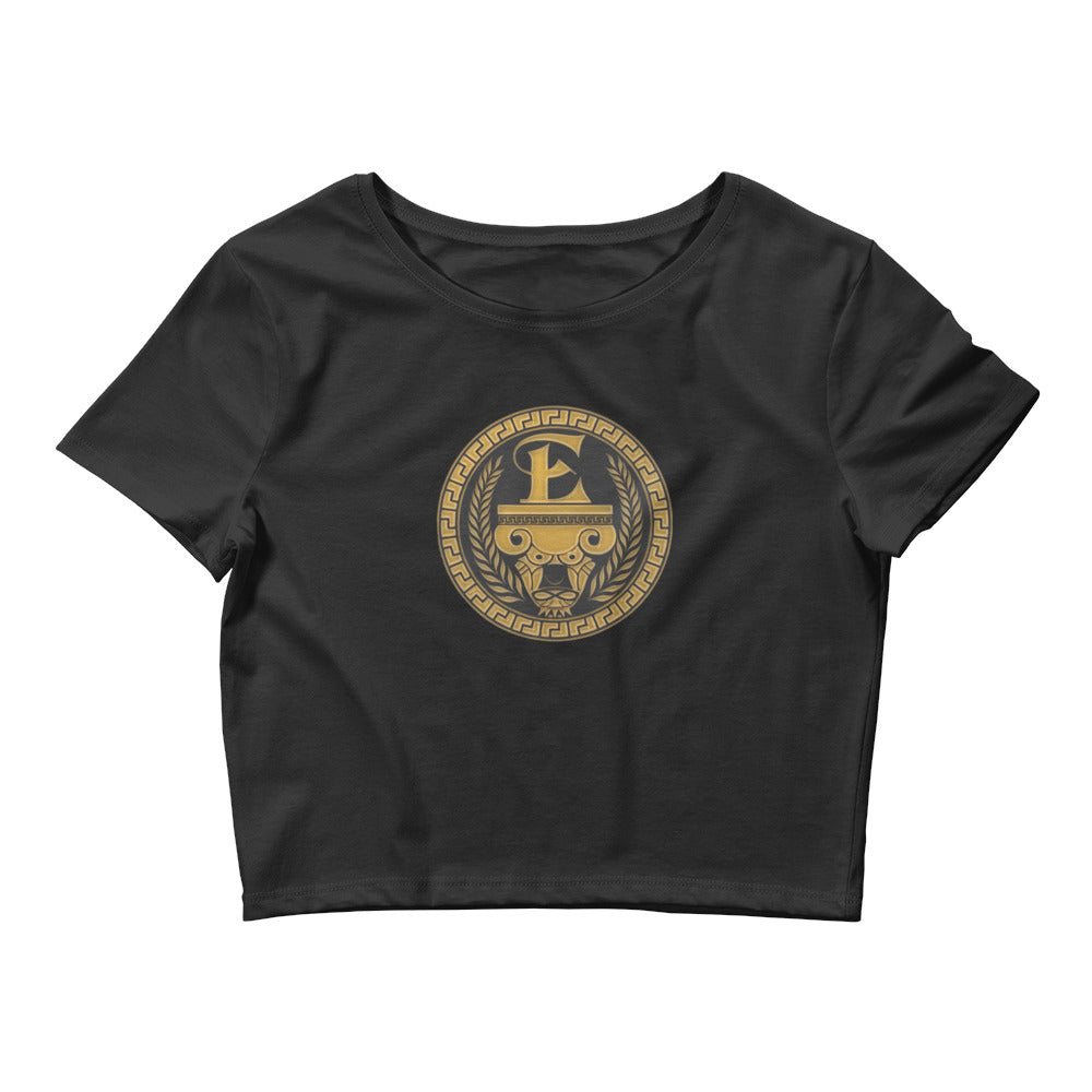 Camiseta corta con logo de Estevez