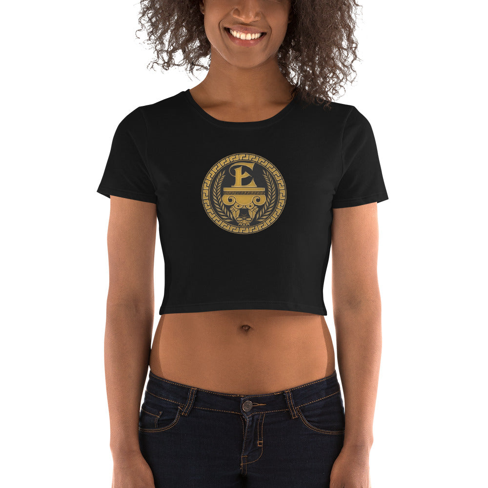 Camiseta corta con logo de Estevez