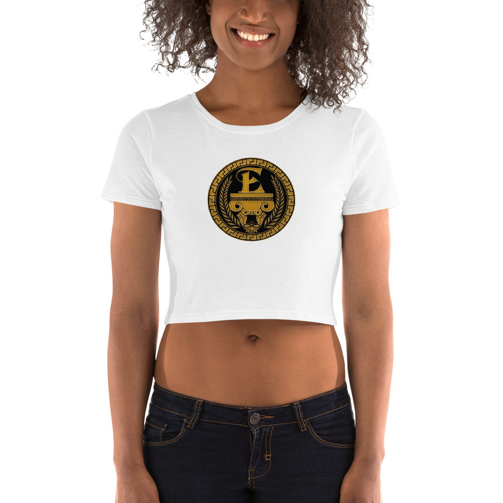 Camiseta corta con logo de Estevez