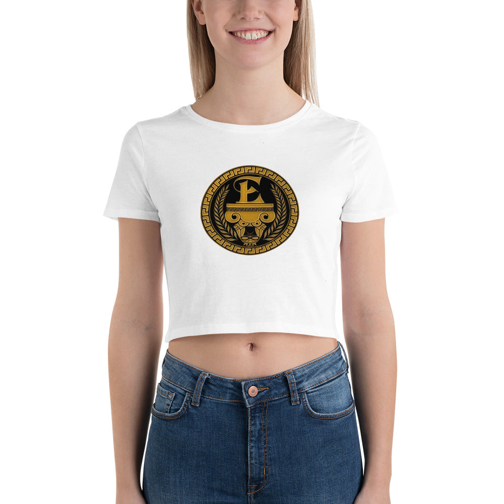 Camiseta corta con logo de Estevez