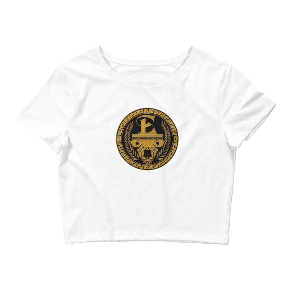 Camiseta corta con logo de Estevez
