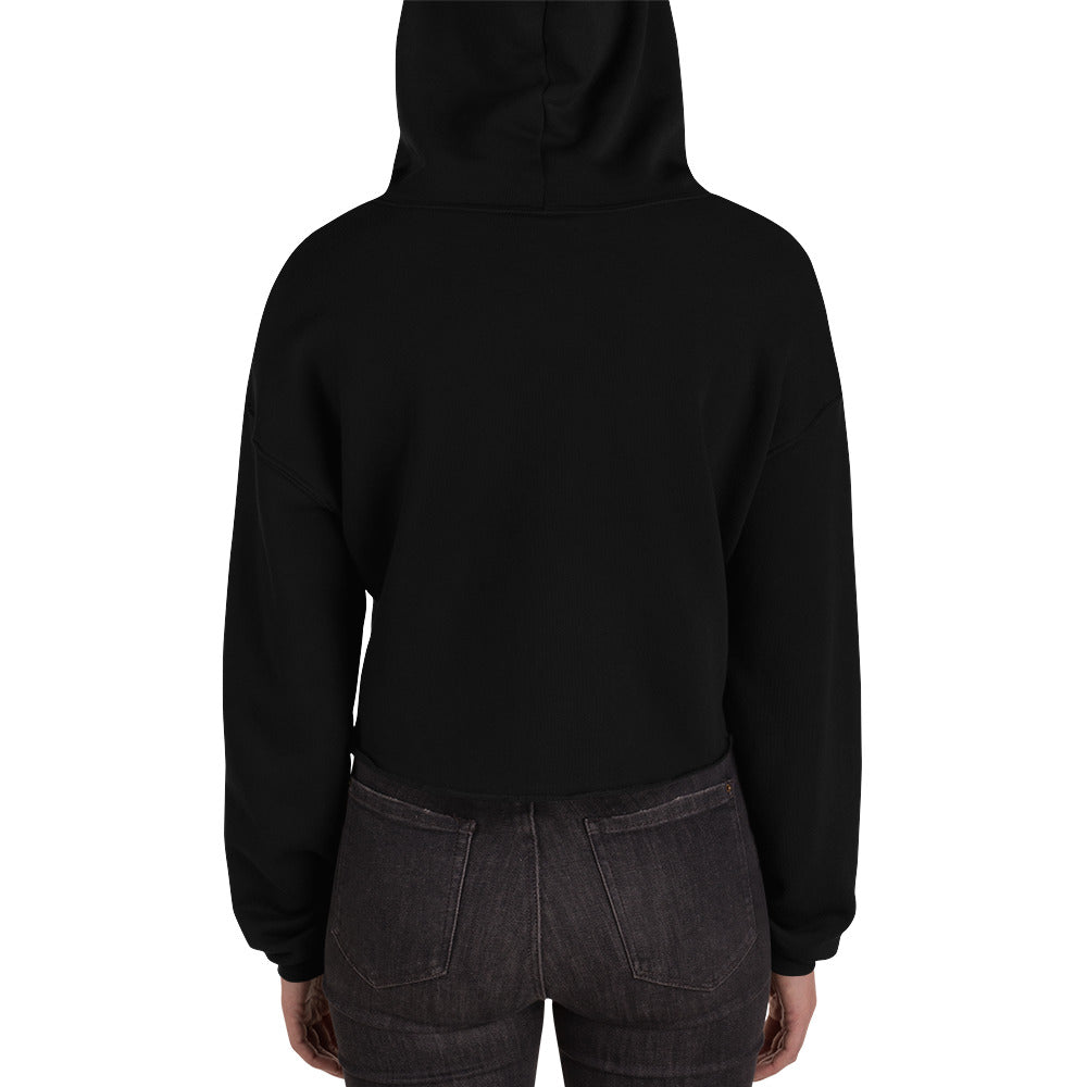 Estevez Embroidery Logo Crop Hoodie