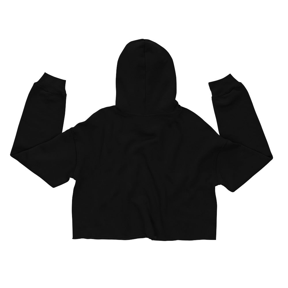 Estevez Embroidery Logo Crop Hoodie