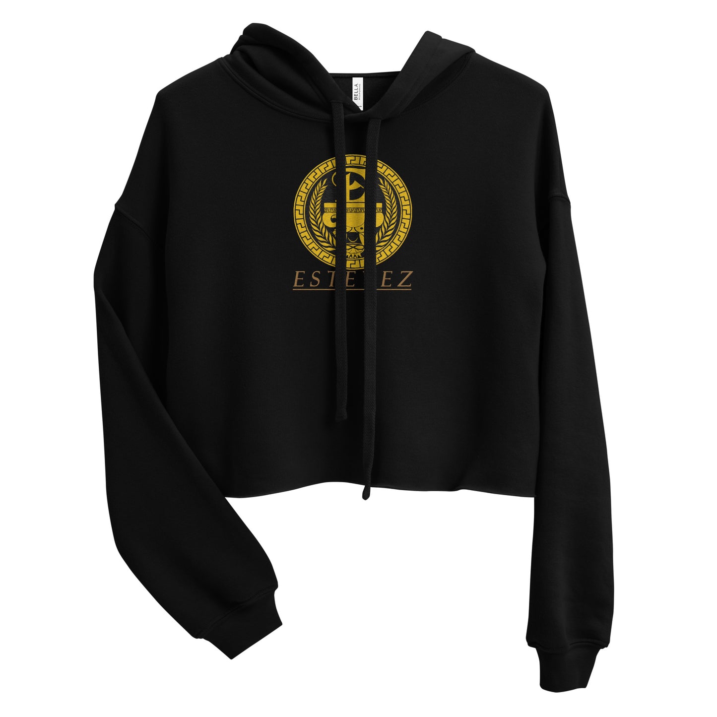 Estevez Embroidery Logo Crop Hoodie