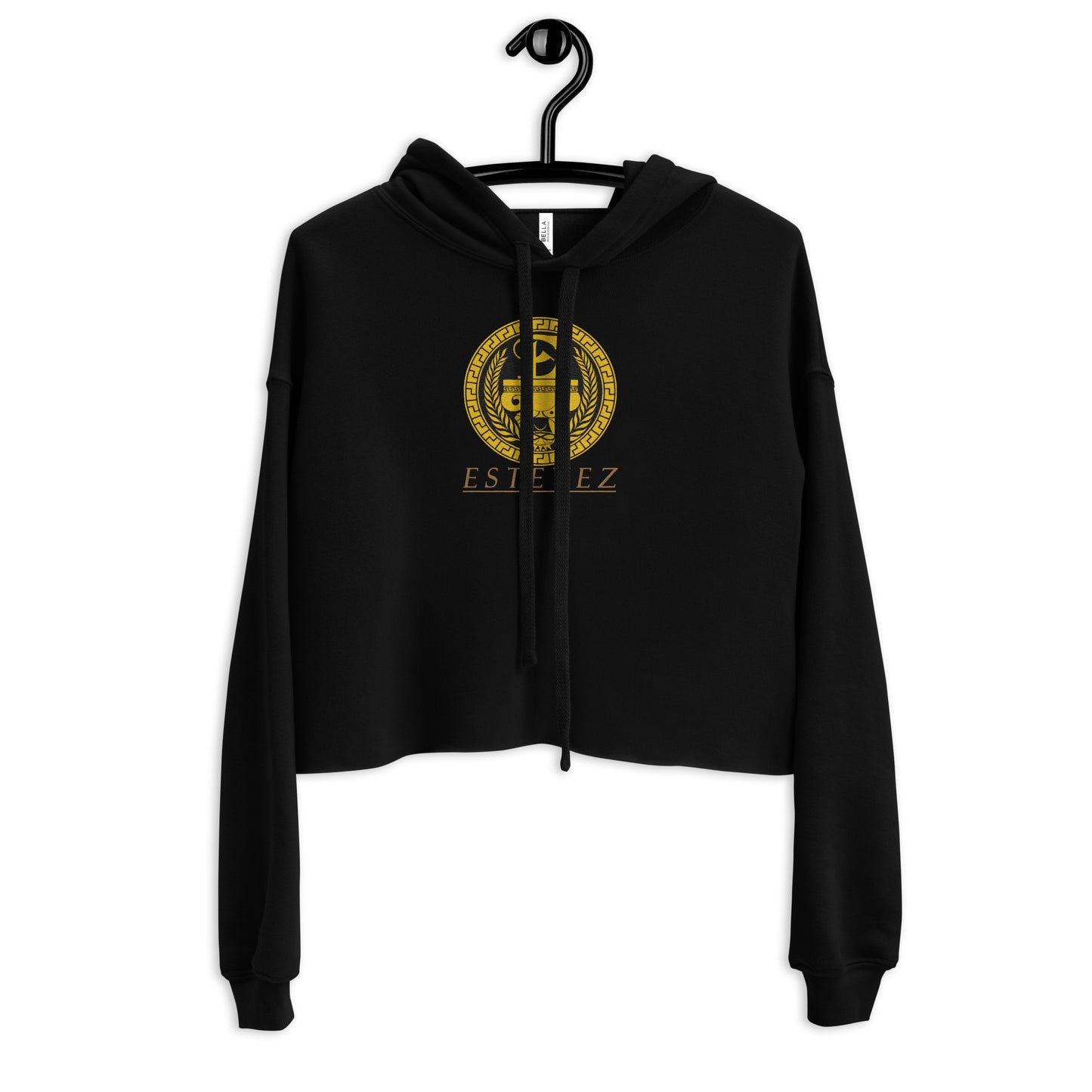 Estevez Embroidery Logo Crop Hoodie
