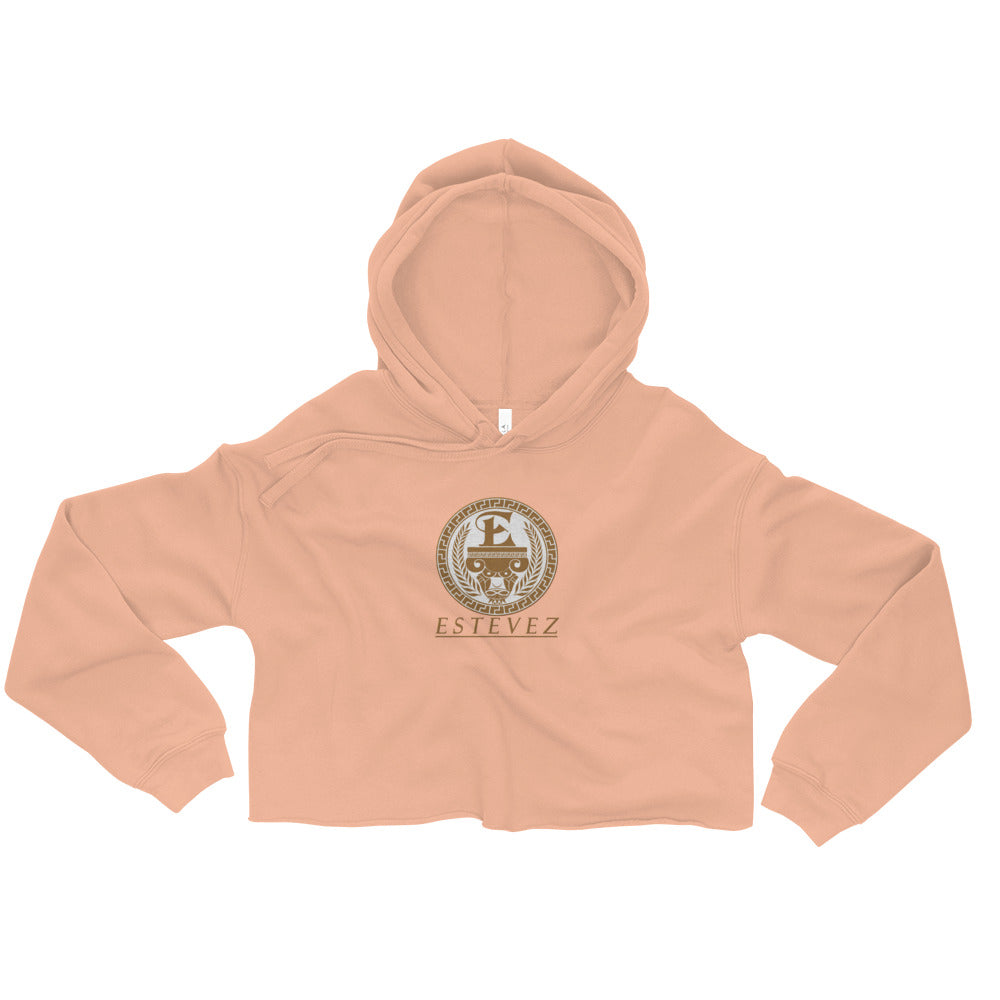 Sudadera corta con logo bordado de Estevez