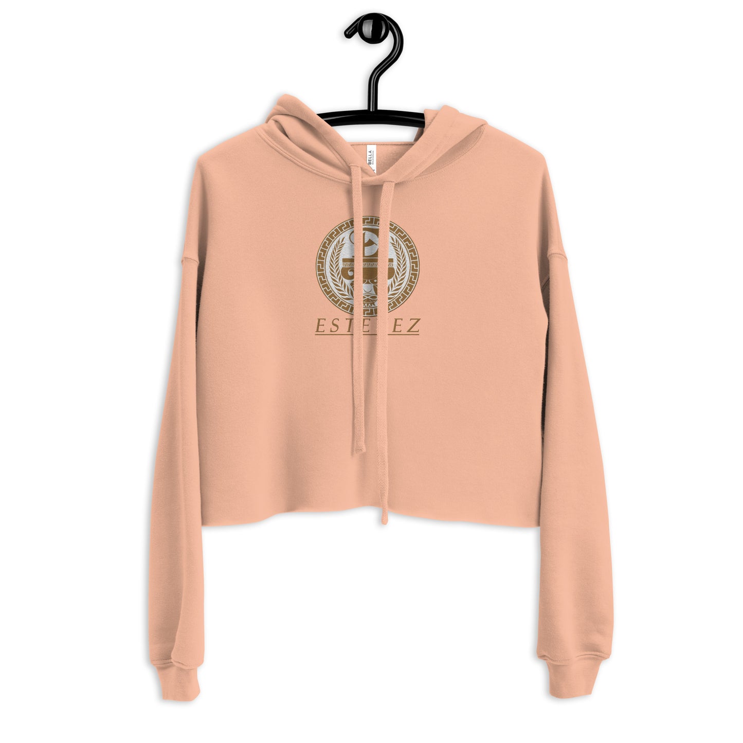 Sudadera corta con logo bordado de Estevez