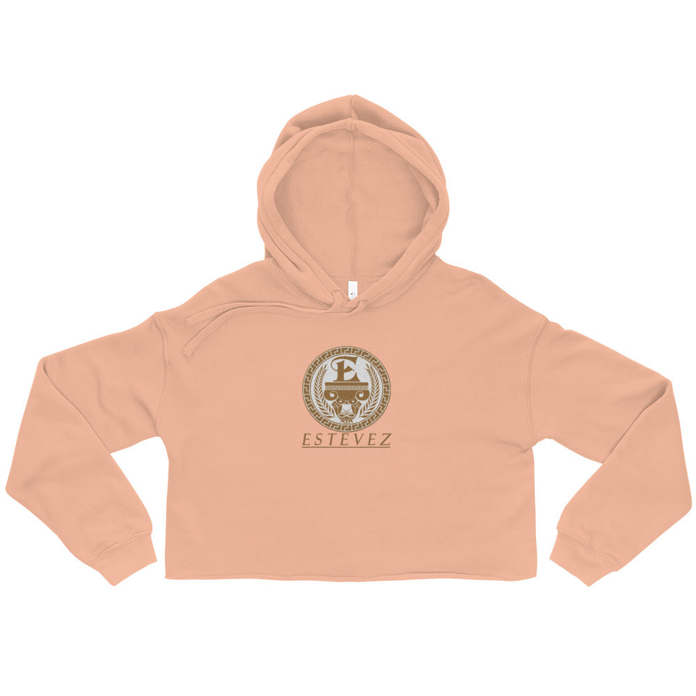 Sudadera corta con logo bordado de Estevez