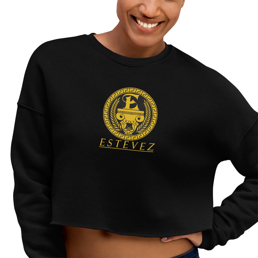 Estevez Embroidery Logo Crop Sweatshirt