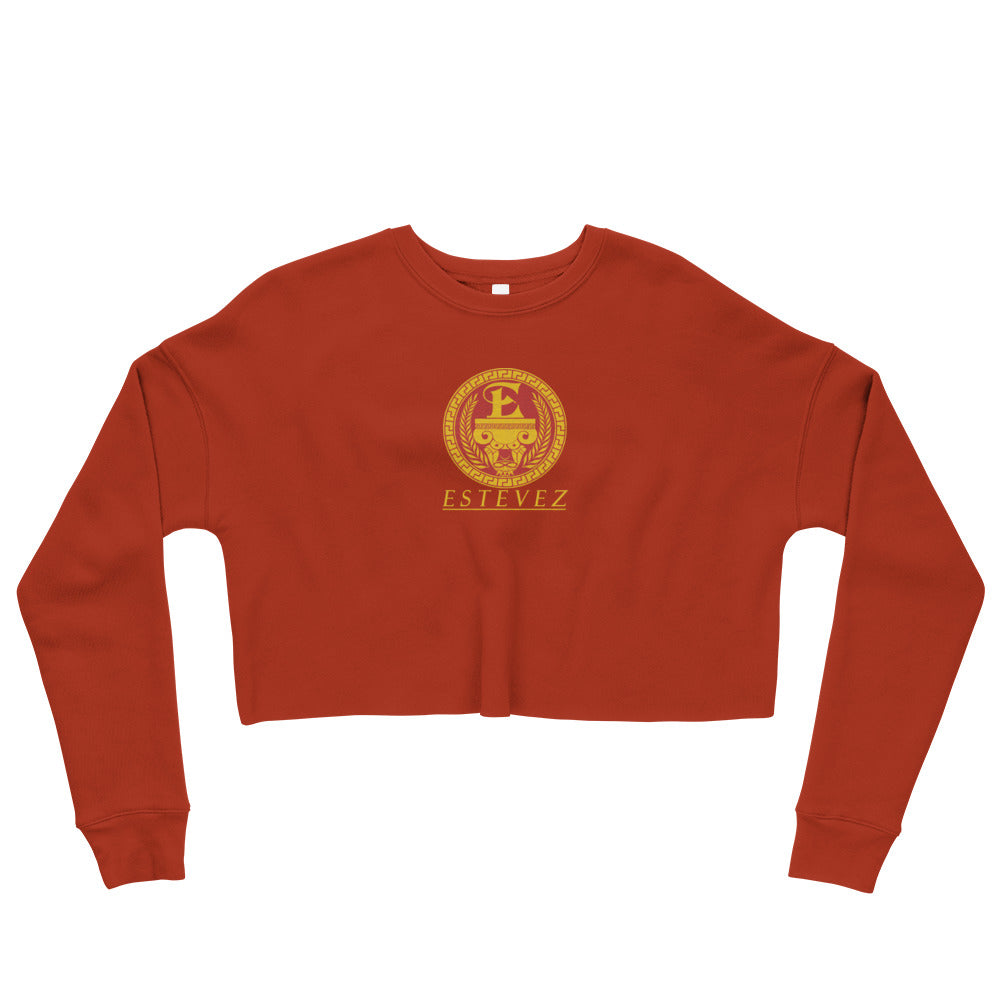 Estevez Embroidery Logo Crop Sweatshirt
