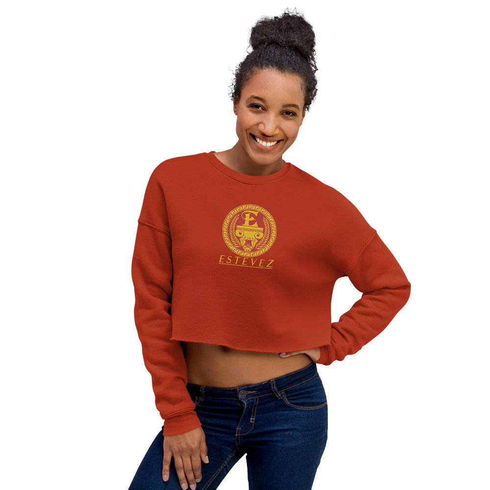 Estevez Embroidery Logo Crop Sweatshirt