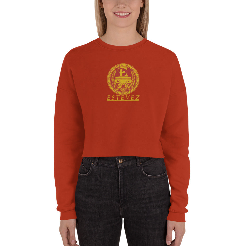 Estevez Embroidery Logo Crop Sweatshirt