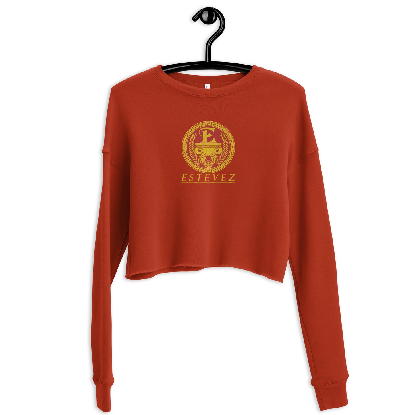 Estevez Embroidery Logo Crop Sweatshirt