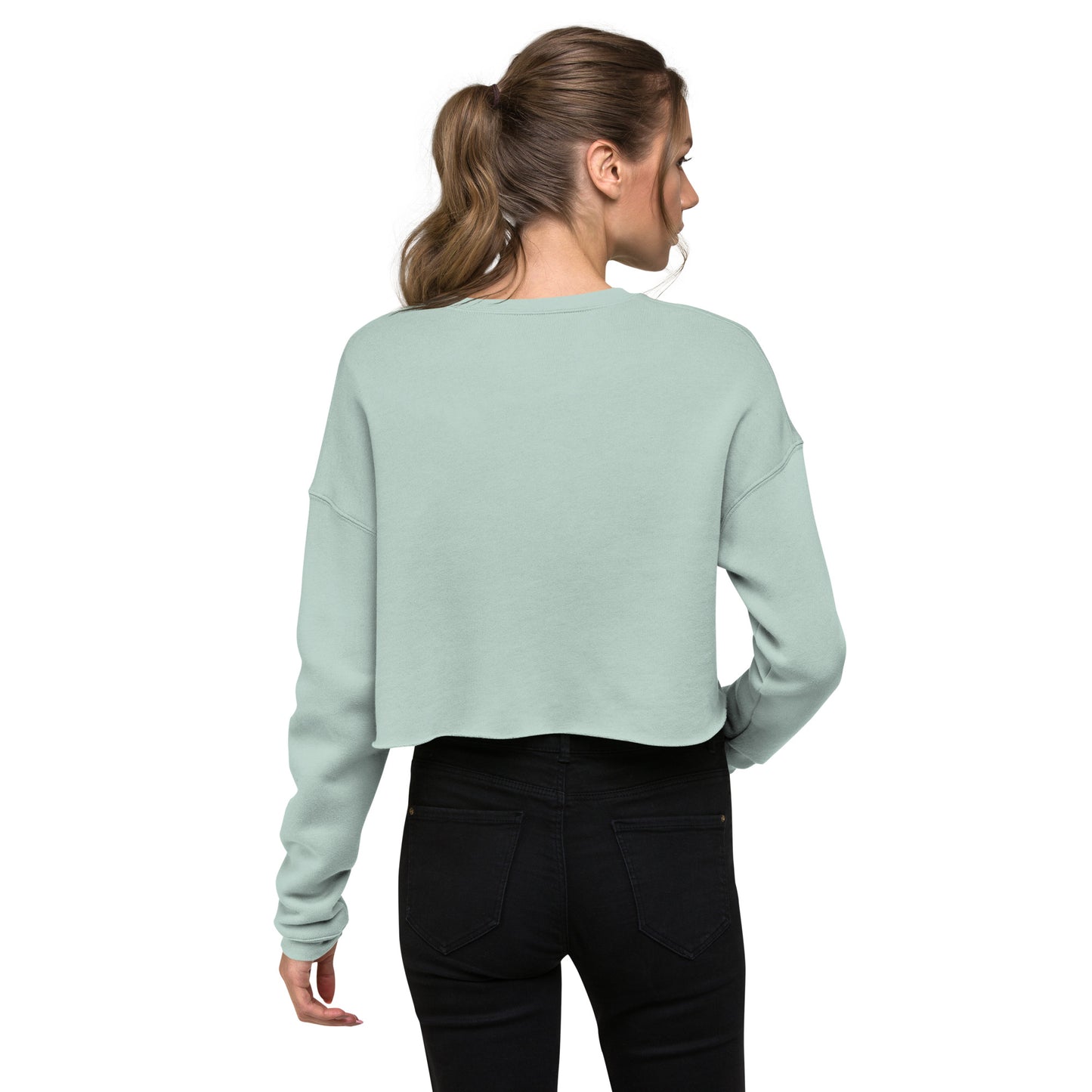 Estevez Embroidery Logo Crop Sweatshirt