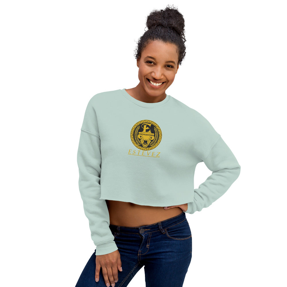 Estevez Embroidery Logo Crop Sweatshirt