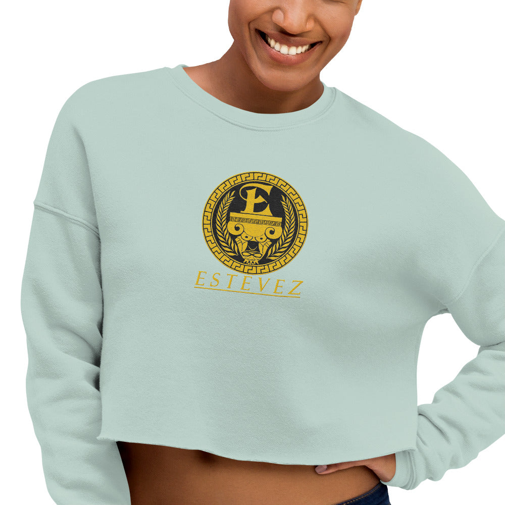 Estevez Embroidery Logo Crop Sweatshirt