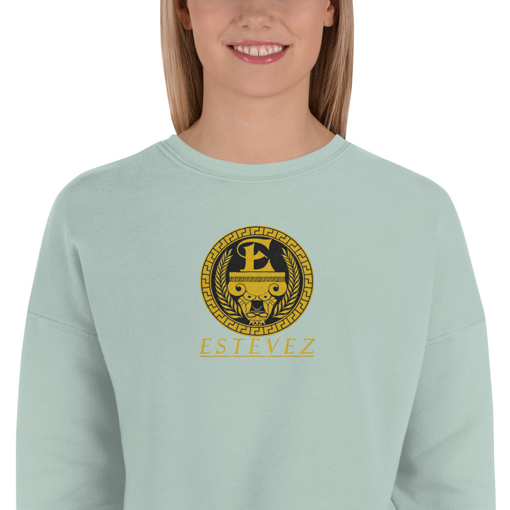 Estevez Embroidery Logo Crop Sweatshirt