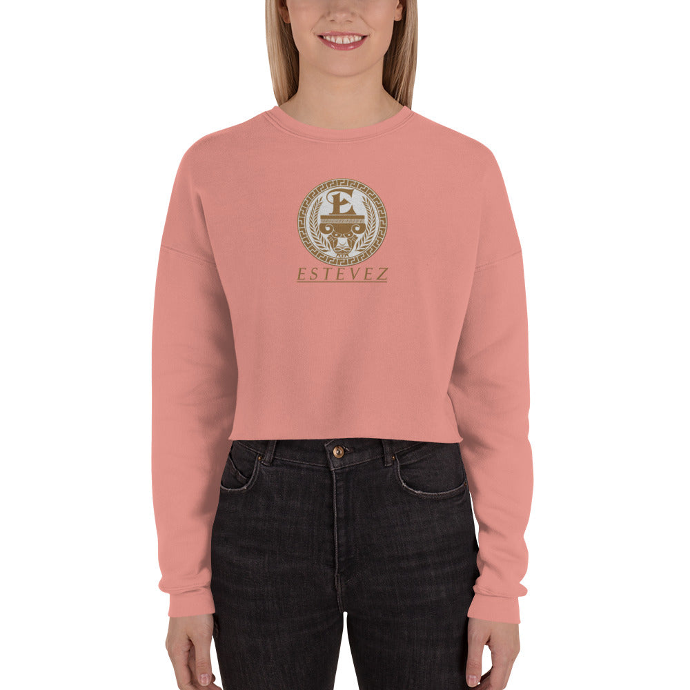 Estevez Embroidery Logo Crop Sweatshirt