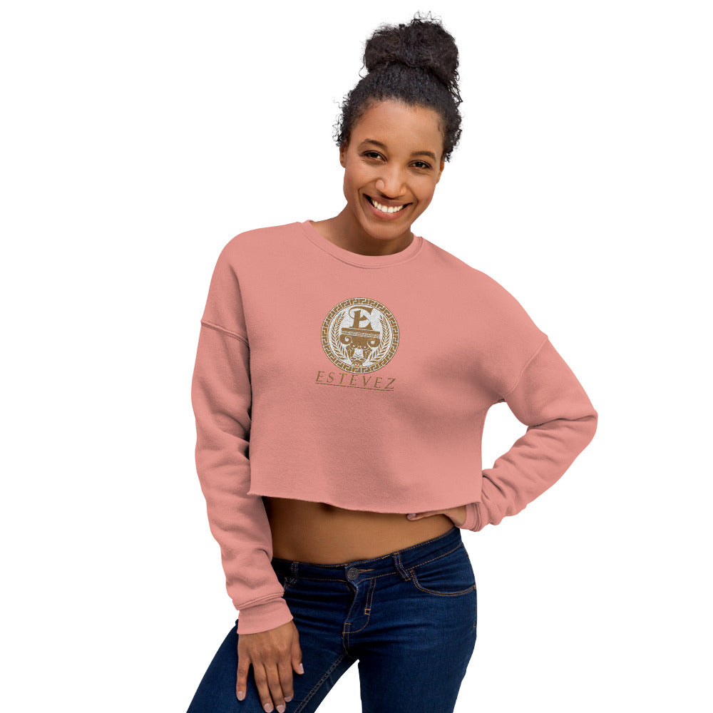 Estevez Embroidery Logo Crop Sweatshirt