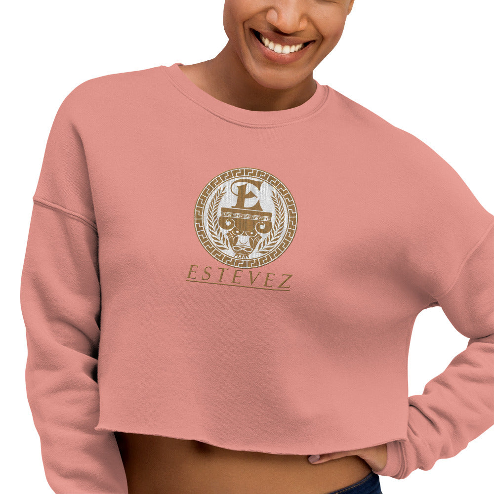 Estevez Embroidery Logo Crop Sweatshirt