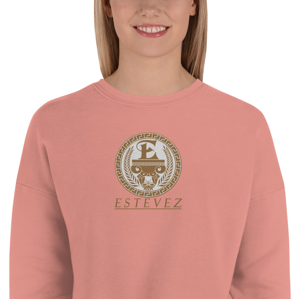 Estevez Embroidery Logo Crop Sweatshirt