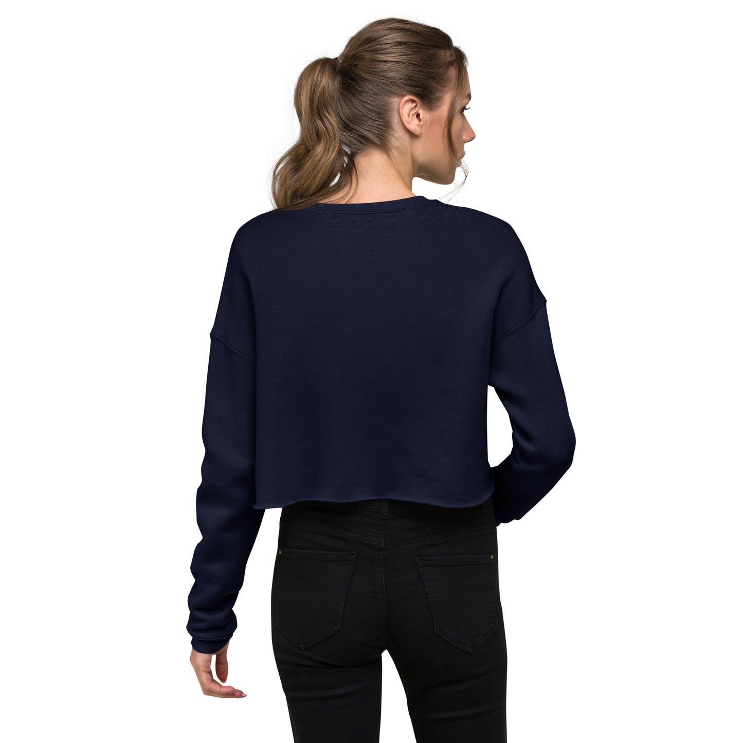 Sudadera corta con logo bordado de Estevez